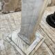 Set of 4 marble columns or pedestals.