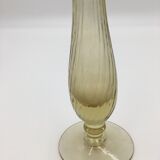 Vase jaune fumé