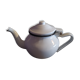 Enamelled metal teapot from the 1960s/1970s