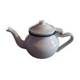 Enamelled metal teapot from the 1960s/1970s