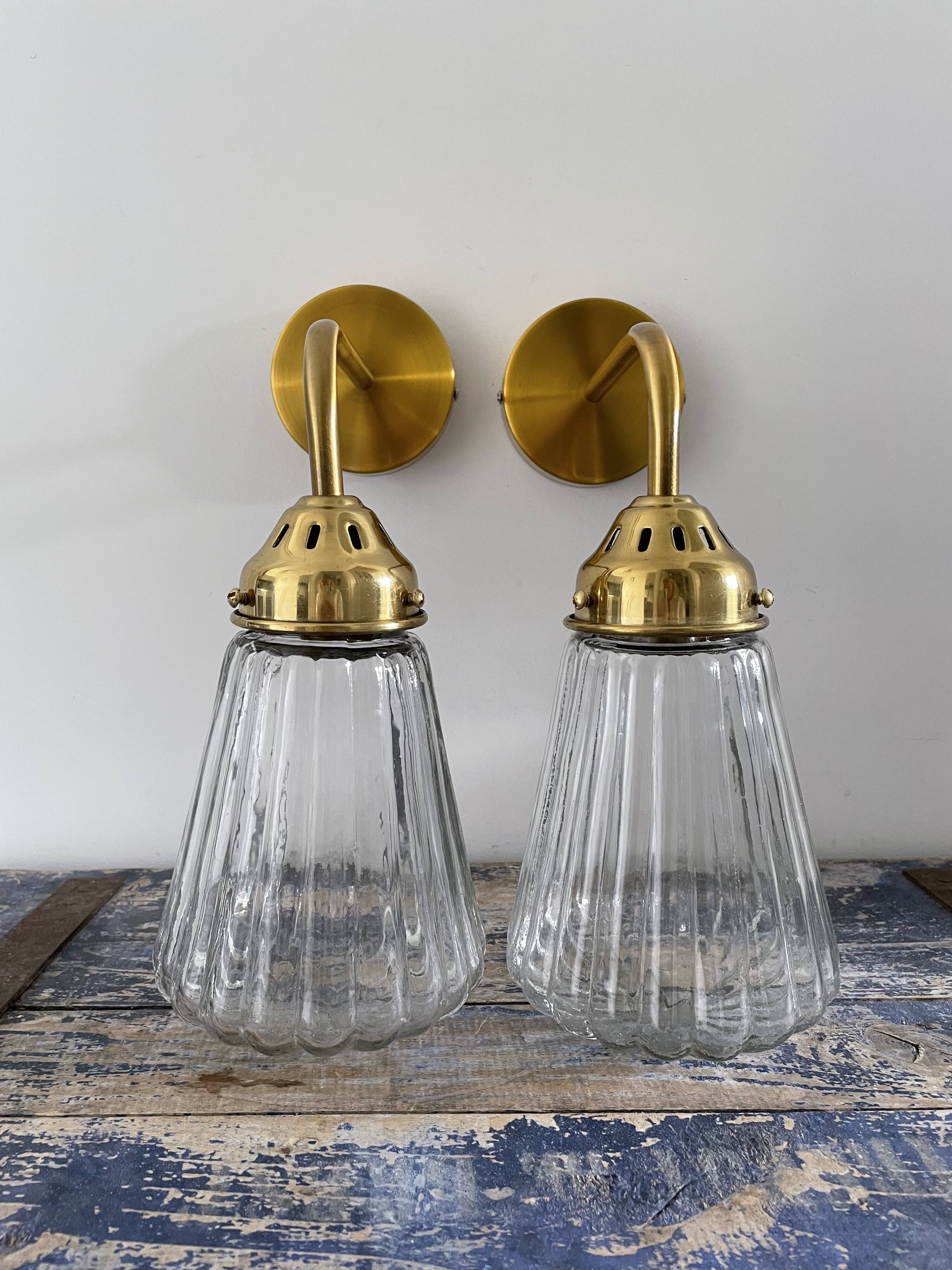 Pair of vintage wall lights