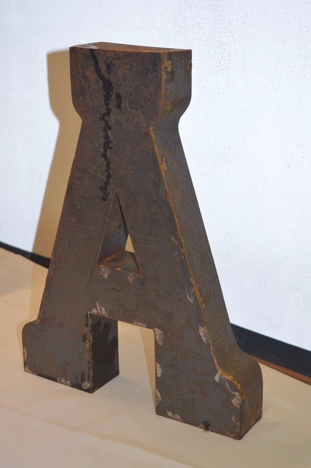 Industrial letter "A" steel