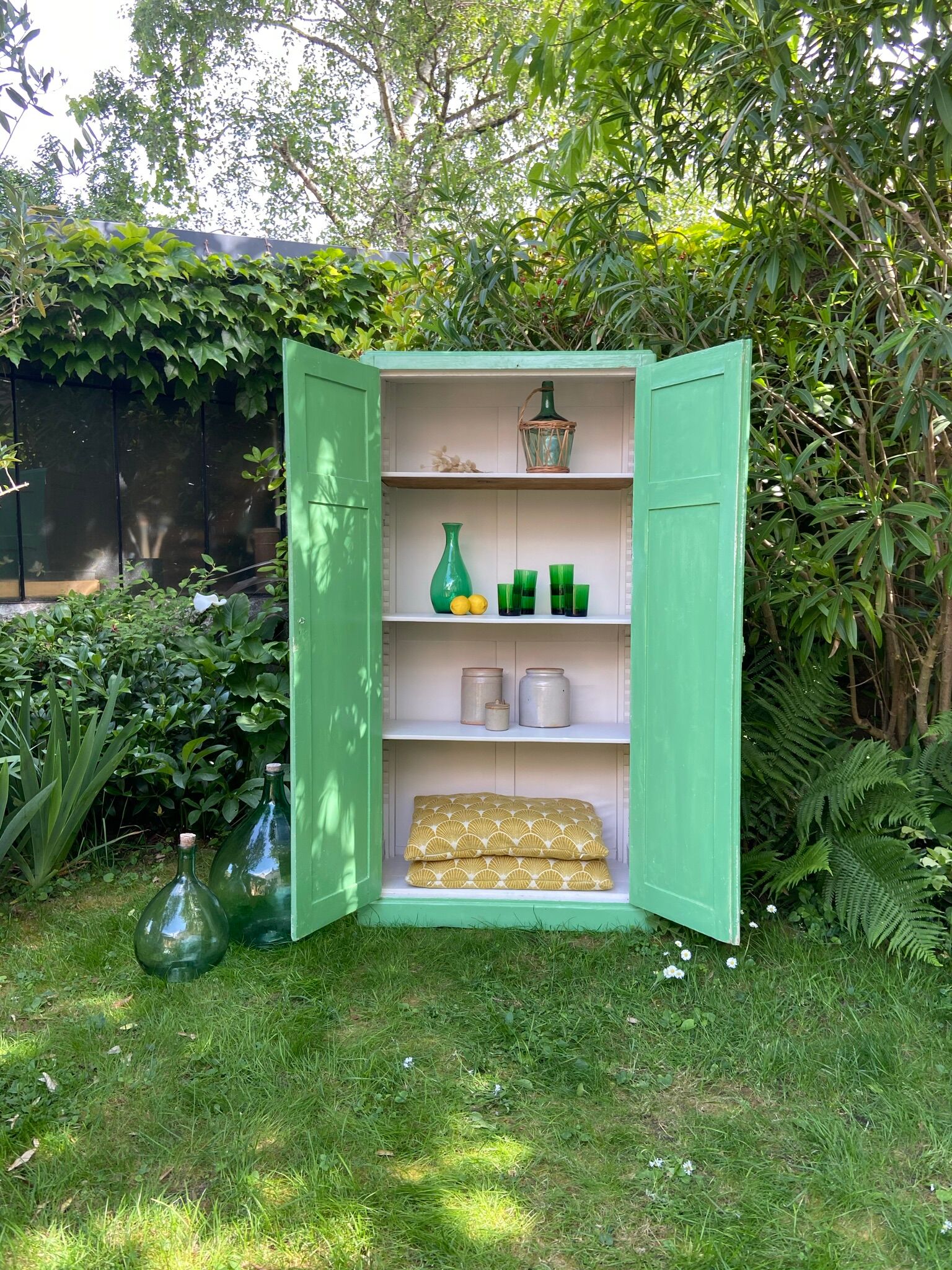 Vintage workshop cabinet