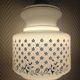 Vintage floral portable lamp
