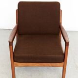 Fauteuil "Senator" du milieu du siècle par Ole Wanscher pour France & Søn