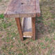 Old oak workbench
