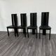 Set 4 Sedie Da Pranzo Postmoderne Design Anni ‘80 Modernariato