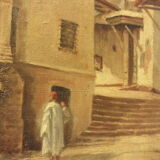 Painting on canvas alley Orientalist