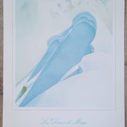 Affiche originale  Samivel "Chamonix Dômes de Miage" 1980