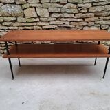 Coffee table with two tiers