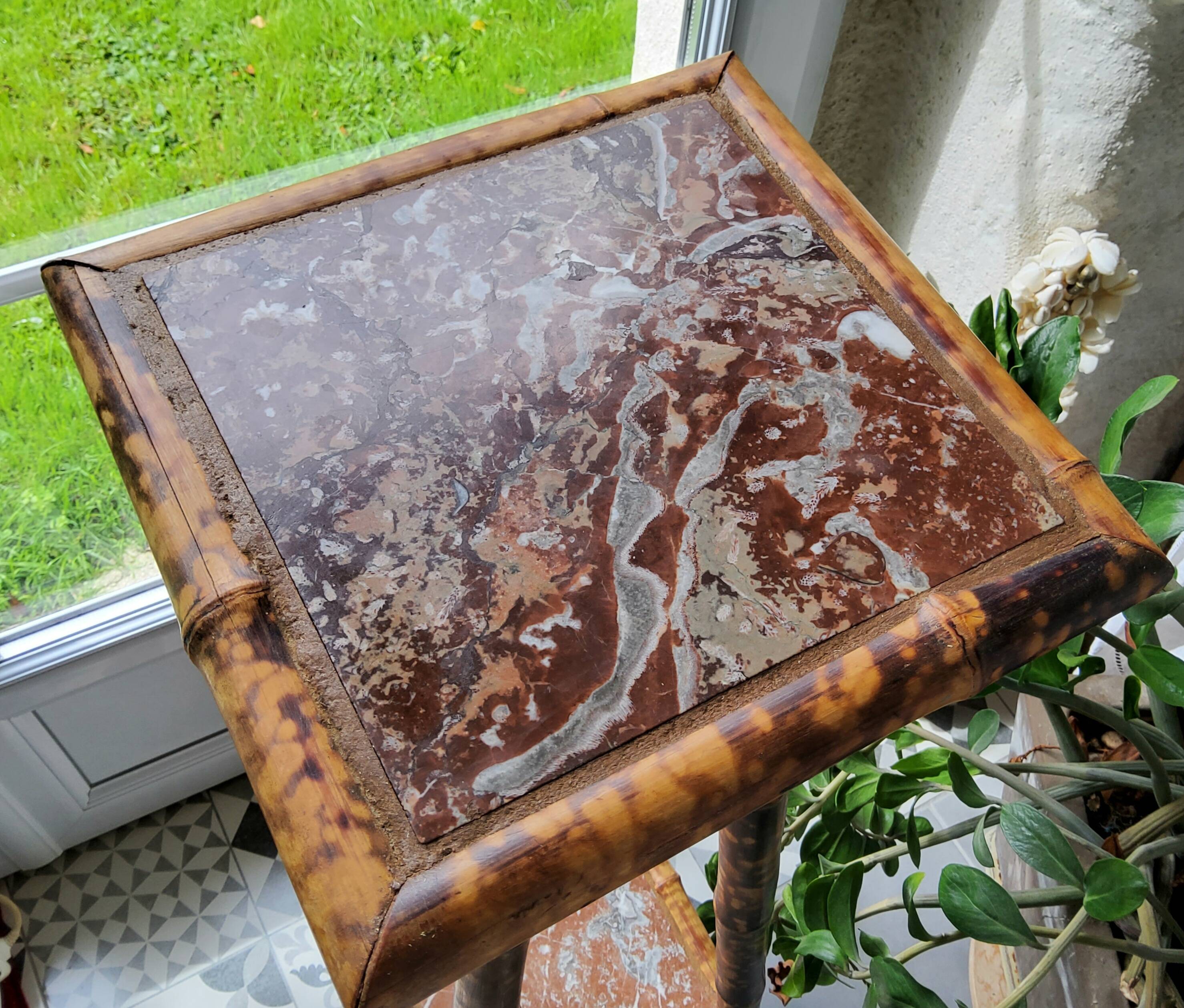 Bamboo stool from the early 20th century.