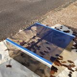 Smoked glass coffee table by Galloti and Radice Italy, 1970s