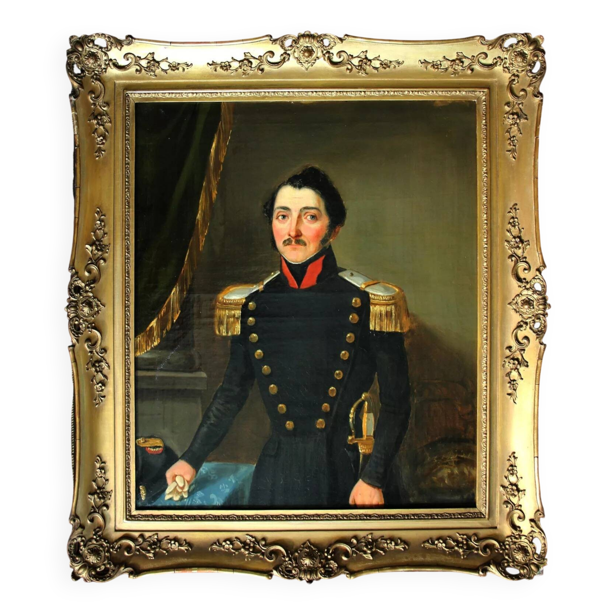 Portrait d'un officier du début du XIXe siècle
