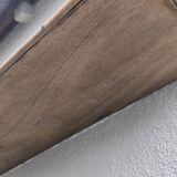 Vintage rattan wall shelf