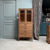 Parisian display cabinet in oak (renovated)