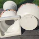 Large column vase holder with ceramic pot cache Belle Époque