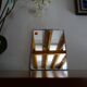 Barber mirror 29 x 23 vintage 1960