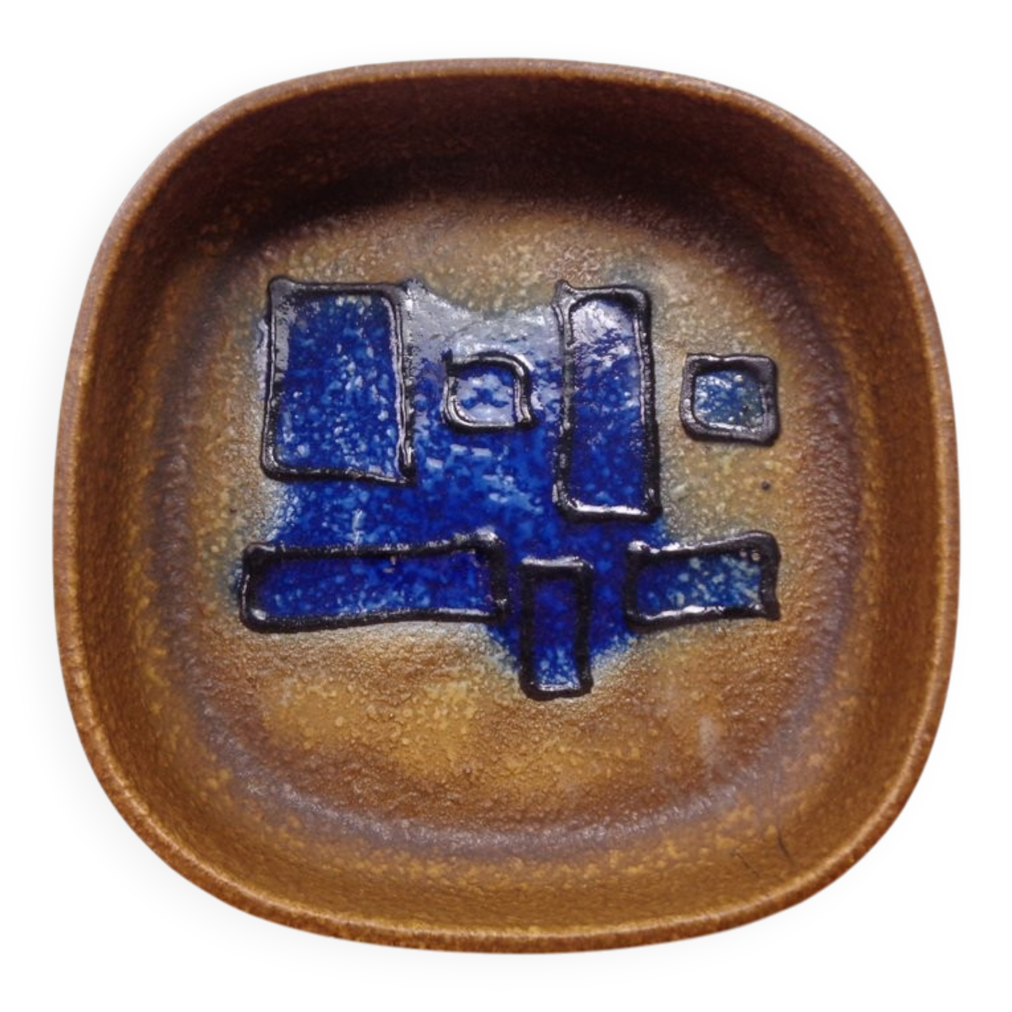 Glazed Lava Ceramic Bowl from Scheurich, Germany, 1970s