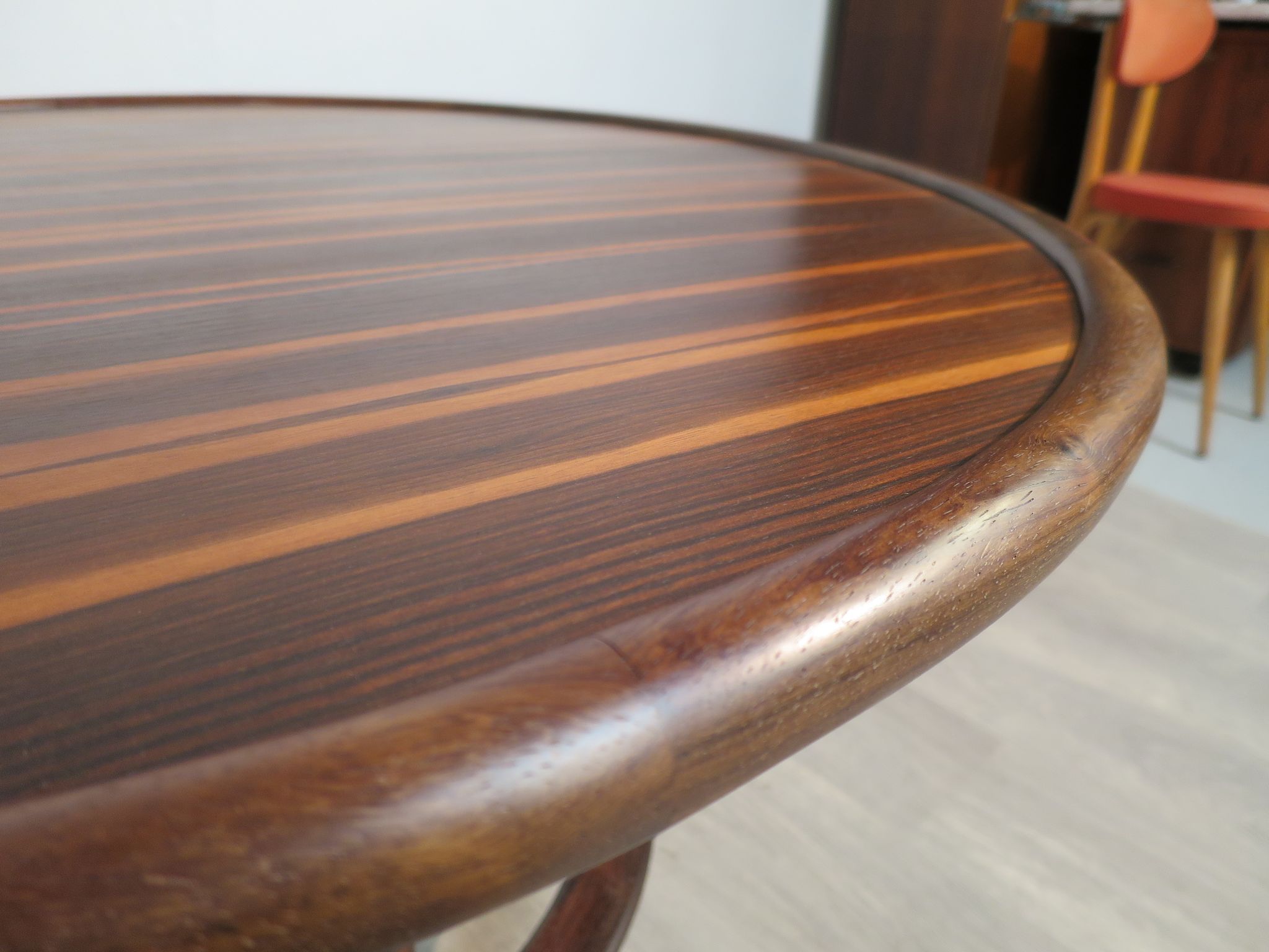 Side table in rosewood art deco