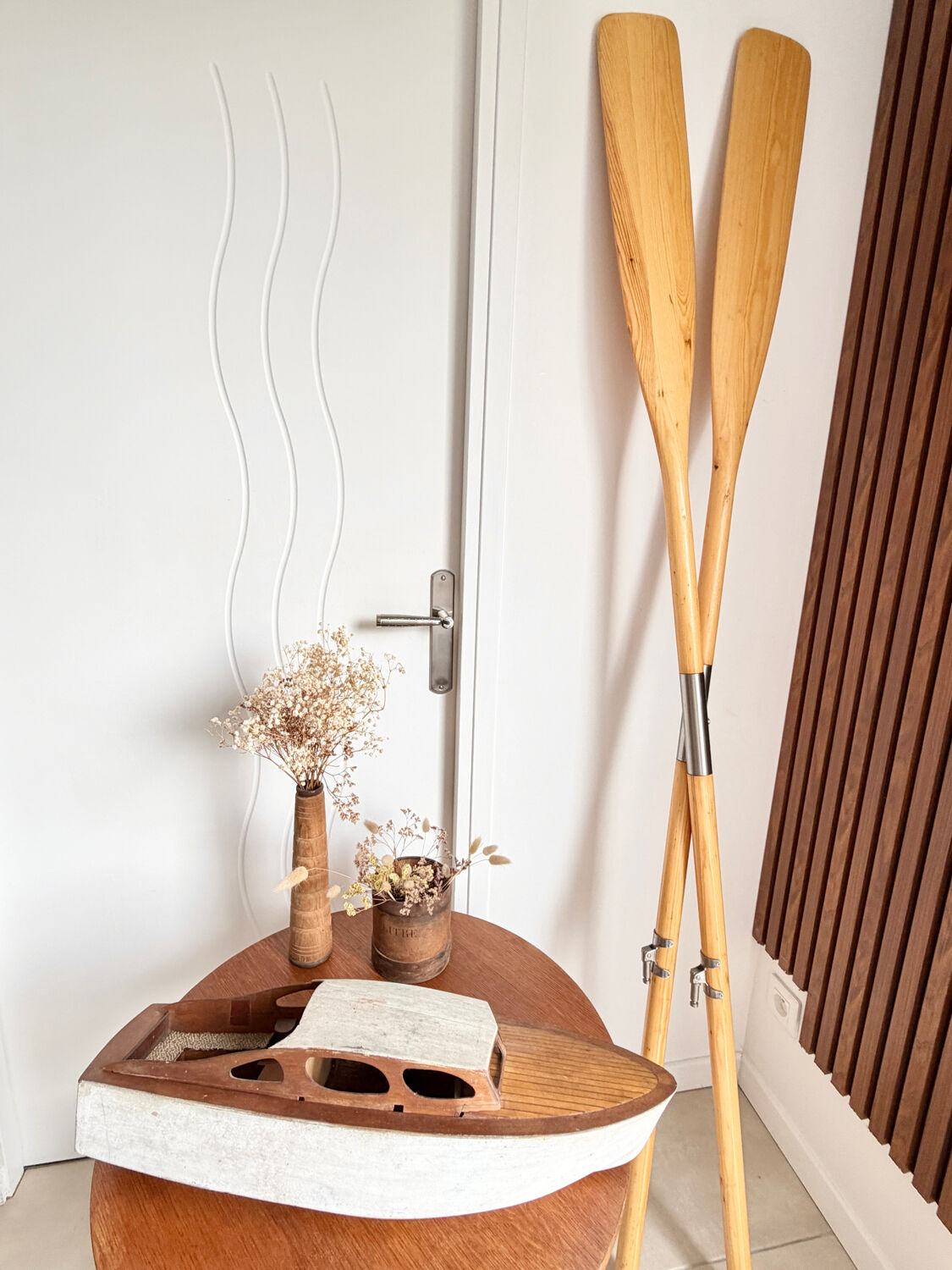 Wooden paddle pairs - Marine Decor / Seaside
