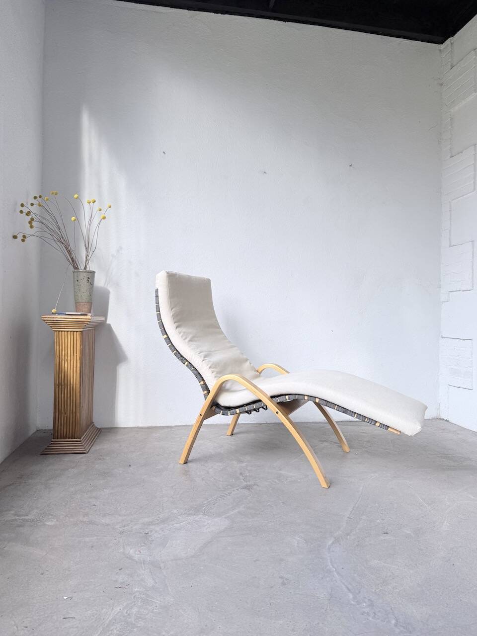 Transat hêtre bois courbé Ikea vintage Kim Samson