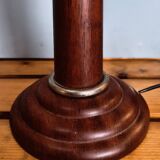 Scandinavian mahogany lamp