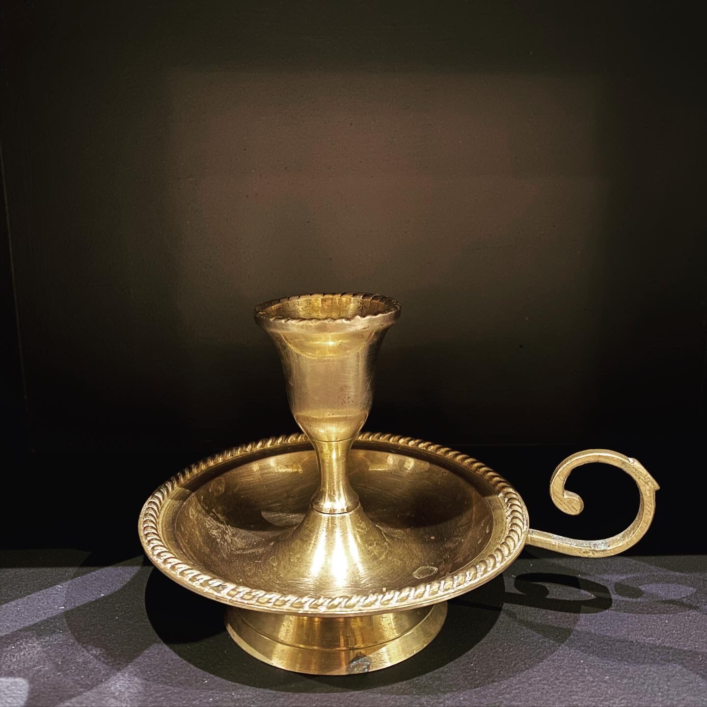 Brass candlestick