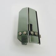 Pair of Italian wall lights in transparent blue-grey glass from the 70s
