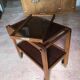 Vintage wooden trolley, vintage design trolley, rolling furniture, servant