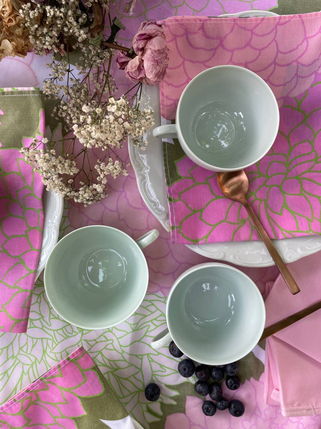 Cups Limoges porcelain