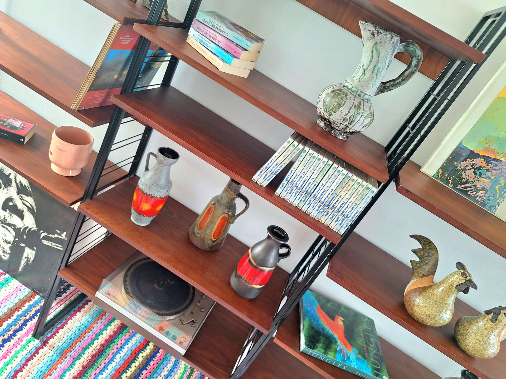 Set of 3 watford bookshelves la redoute interiors, shelving units.