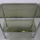 Mid-century smoked glass serving cart, Italy, 1970s