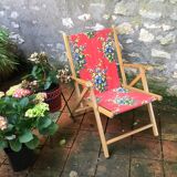 Chair folding vintage 60s