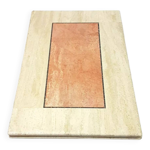 Table en marbre et rose