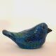 Bird statue, Aldo Londi for Bitossi, Rimini blue series