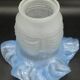 Blue draped decorative tulip - glass