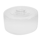 Old cheese bell or blown glass cake