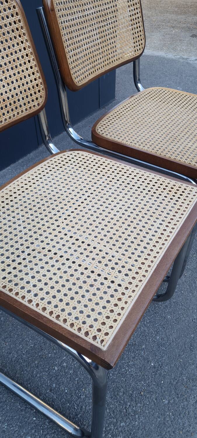 Paire de chaise b32 par Marcel Breuer
