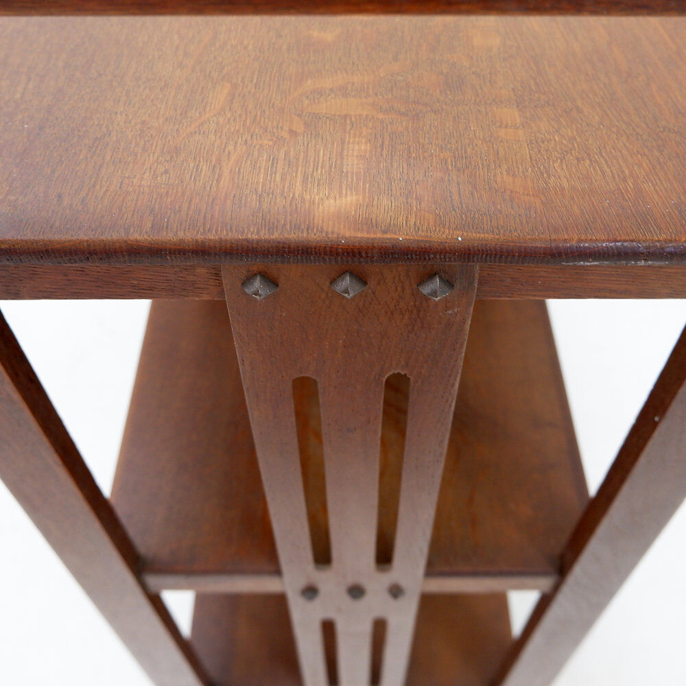 Art Deco shelf - Magazine rack on wheels