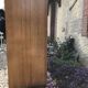 Armoire commode en rotin vintage années 60