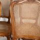Louis xvi style cane chairs
