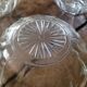 Trio of molded glass salad bowls – floral shape Ø 18/20/23 cm