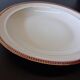 Round hollow serving plate in porcelain from Chastagner et Cie in good condition.