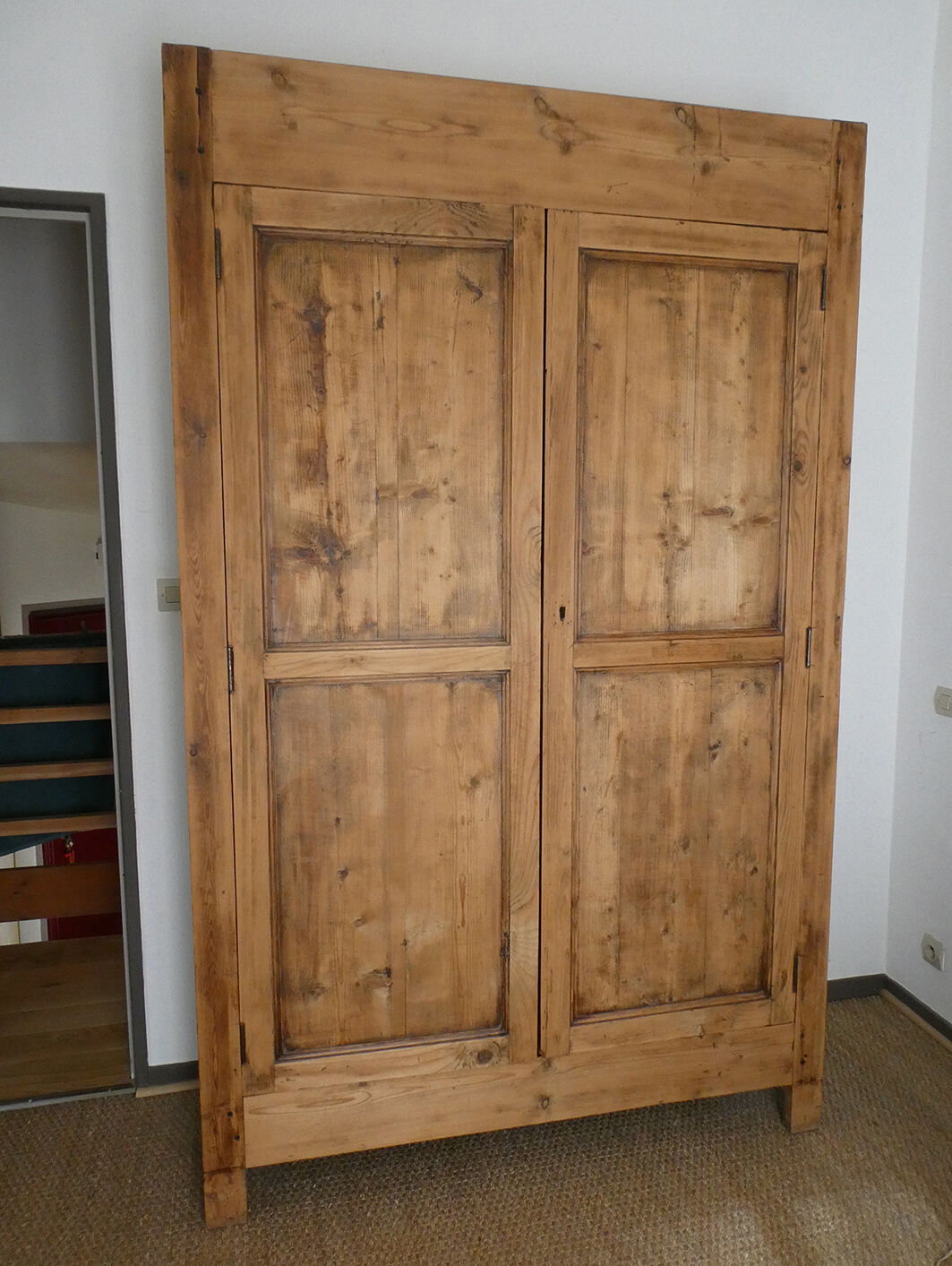 Old solid wooden cabinet