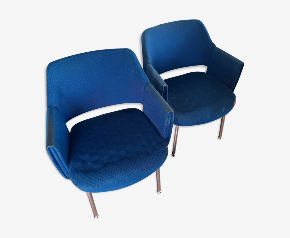 Fauteuils bleus