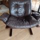 Fauteuil kengu designer elsa et nordhal solheim  pour rikken année 60