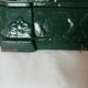 Green emailed cast iron umbrella door