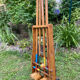 Old wooden croquet set