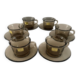 6 arcoroc cups