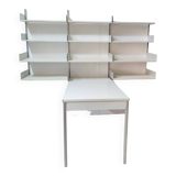 Wall shelf with desk by Dieter Rams for Vitsoe